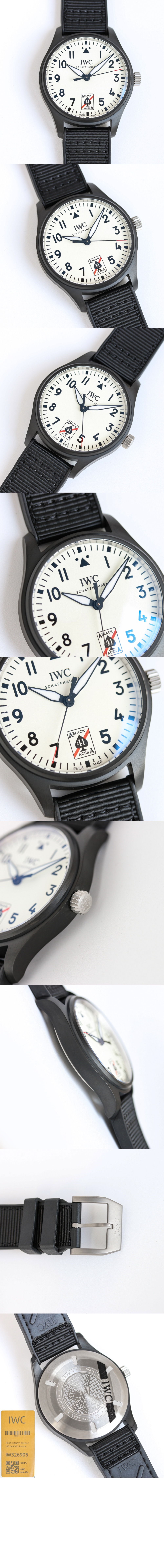 IWC 파일럿 워치 오토매틱 탑건 41 IW326906