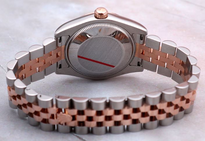 롤렉스 중형 데이저스트 콤비 검정판 로만 178271