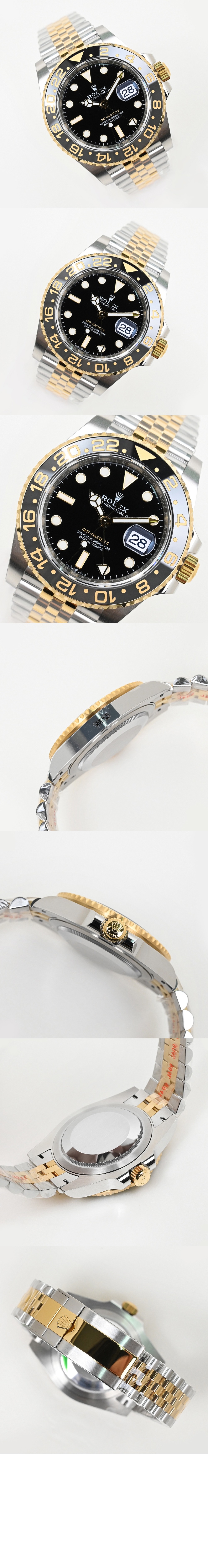 롤렉스 GMT-MASTER II 콤비 40 126713GRNR