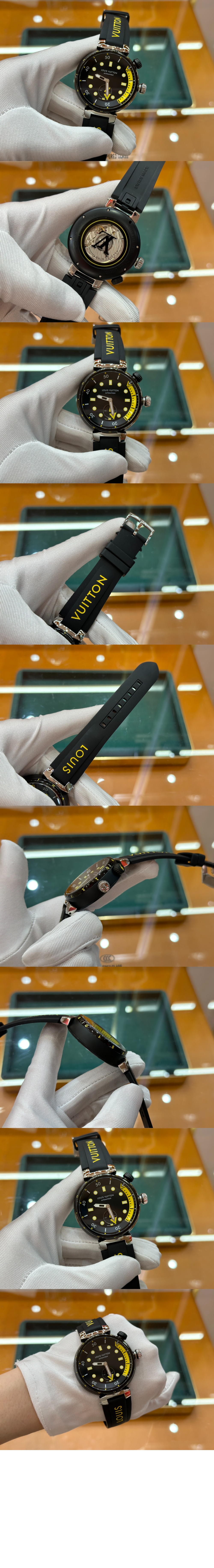 루이비통 땅부르 스트리트 다이버 오토매틱 44 QA122A