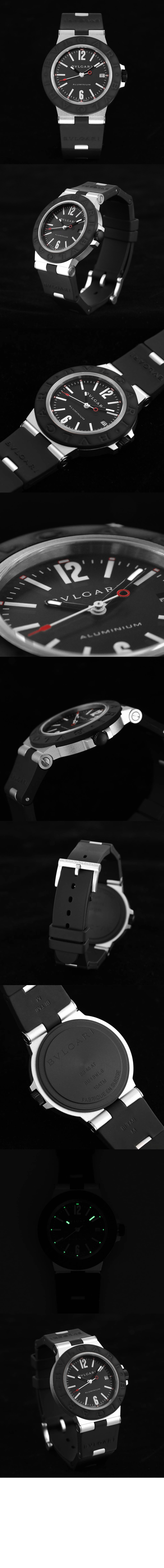 불가리 알루미늄 워치 40 103382