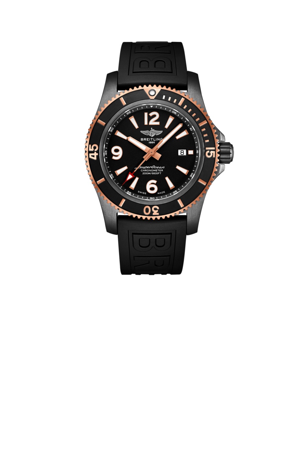 브라이틀링 슈퍼오션 오토매틱 46 블랙 스틸 U1736822