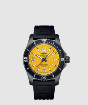 브라이틀링 슈퍼오션 오토매틱 46 블랙 스틸 M17368D7