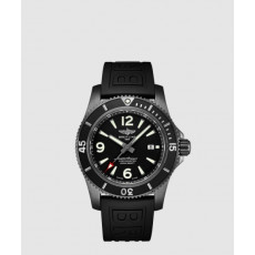 브라이틀링 슈퍼오션 오토매틱 46 블랙 스틸 M17368B7