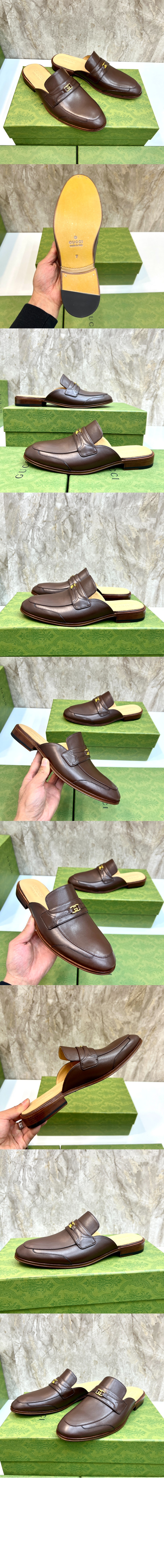 구찌 인터로킹 G 슬리퍼 692251