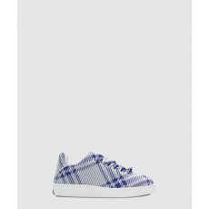 버버리 박스 체크 니트 스니커즈 8081584