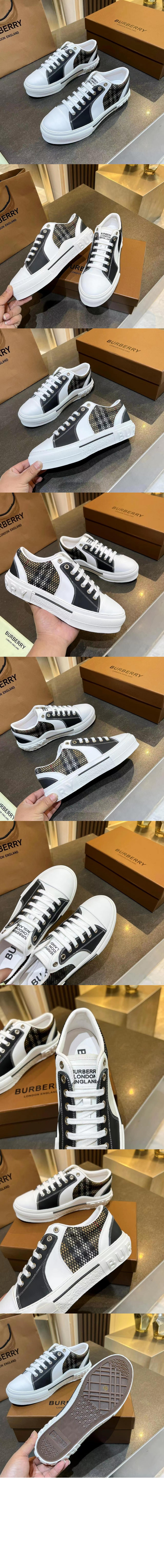 버버리 가죽 스니커즈 80654481