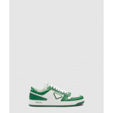 프라다 다운타운 퍼포레이트 가죽 스니커즈 1E792M