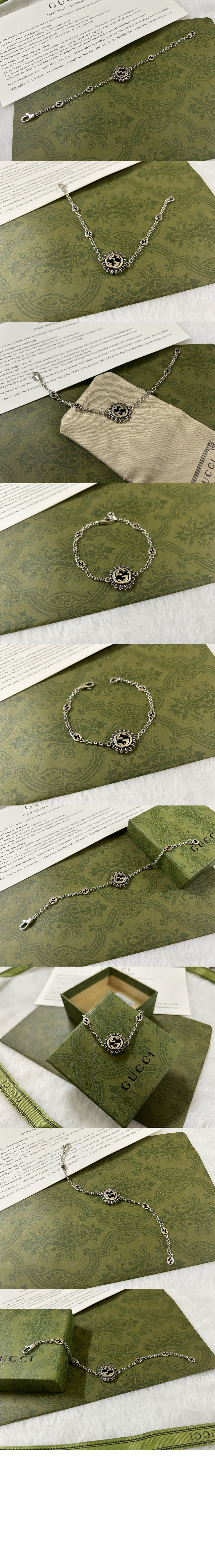 구찌 GG 마몽 자개 팔찌 733193
