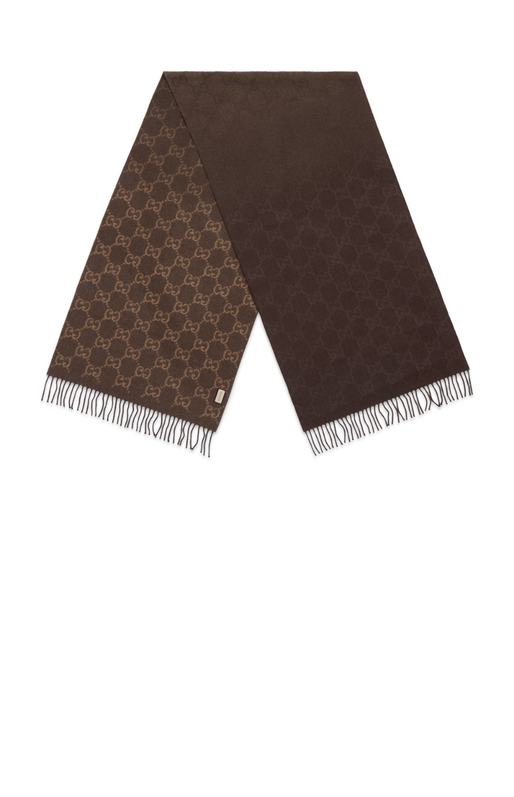 구찌 태슬 디테일의 GG 자카드 니트 스카프 764634