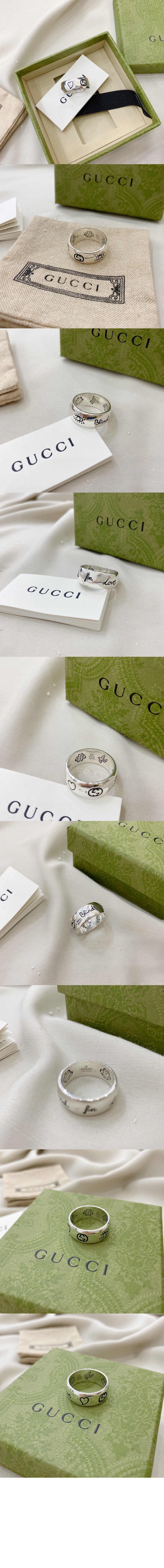 구찌 사랑에 눈이 멀다 실버 반지 455248