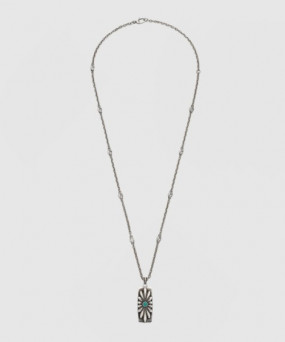 구찌 인터로킹 G 플라워 목걸이 753456