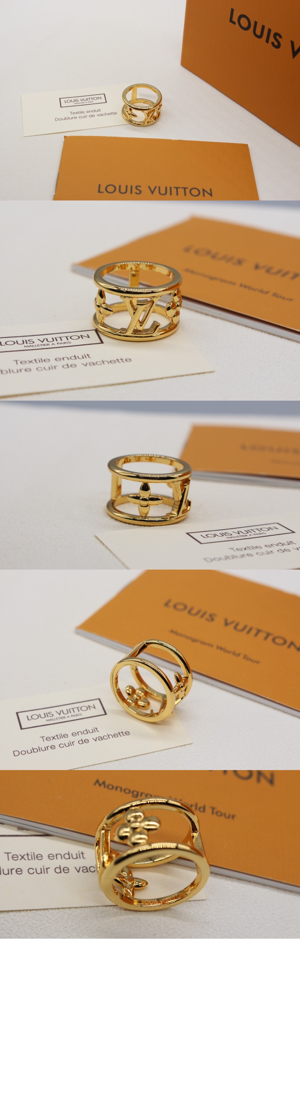 루이비통 LV 아이코닉 모노그램 플라워 링 반지 M1459S