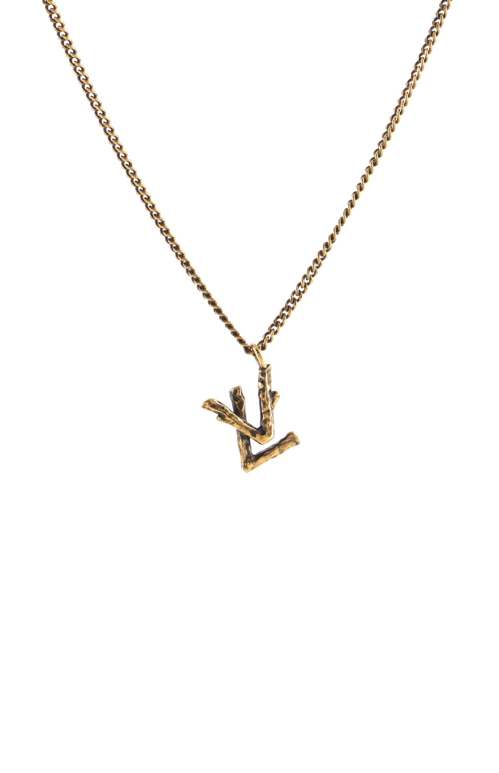 루이비통 우드 텍스처 목걸이 MP2780