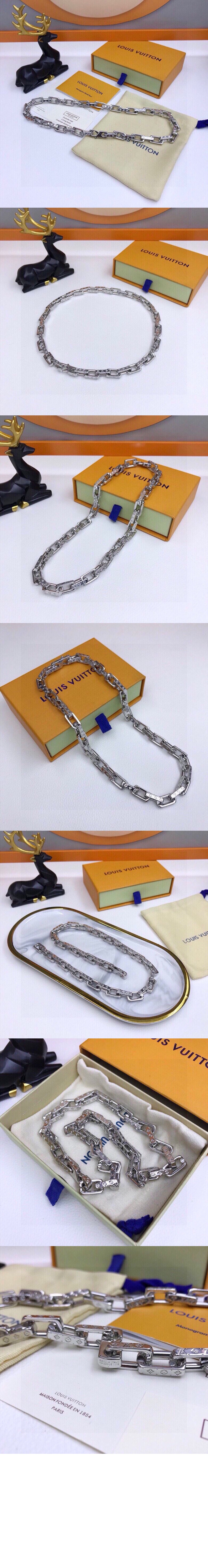 루이비통 모노그램 체인 목걸이 M64196