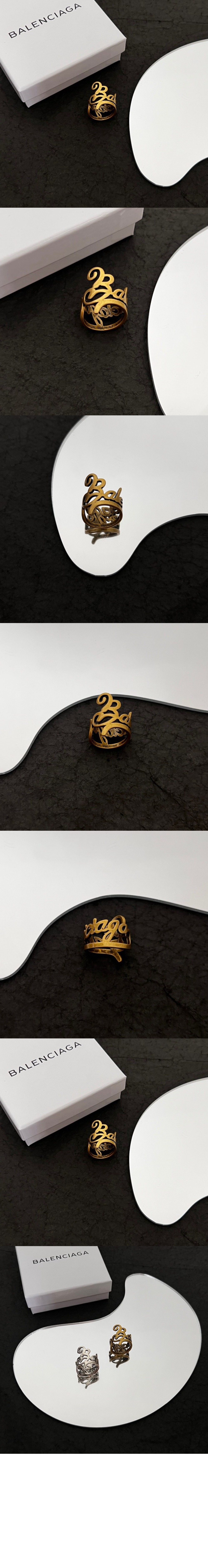 발렌시아가 타이포 반지 686191