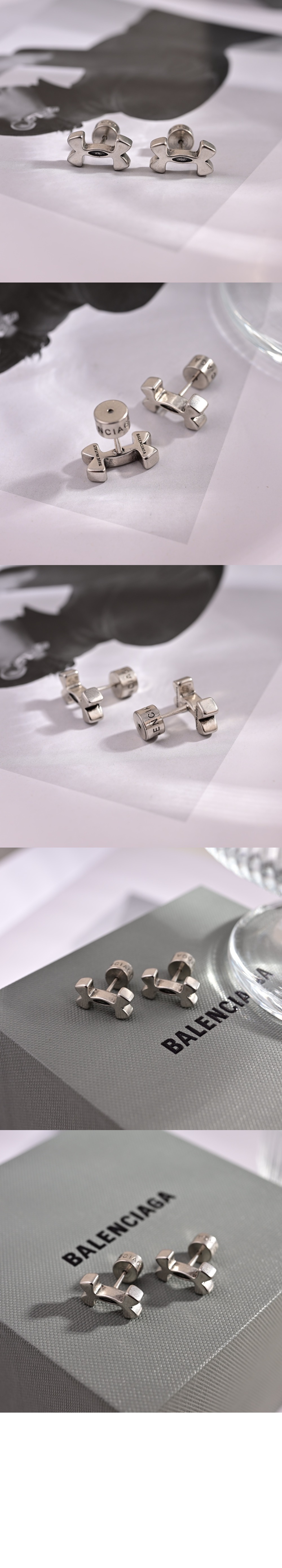 발렌시아가 스터드 귀걸이 815439