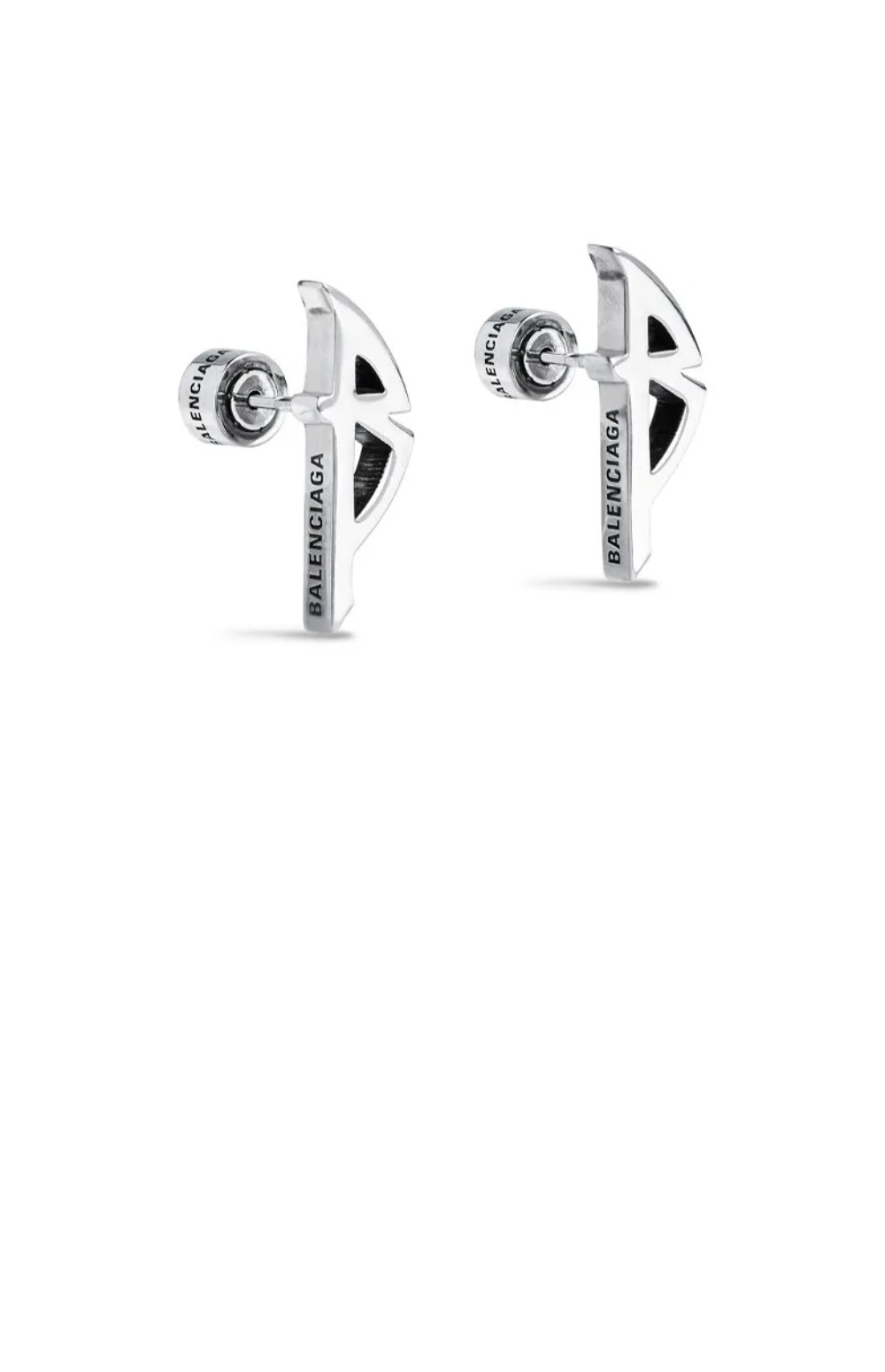 발렌시아가 타이포 메탈 귀걸이 787785