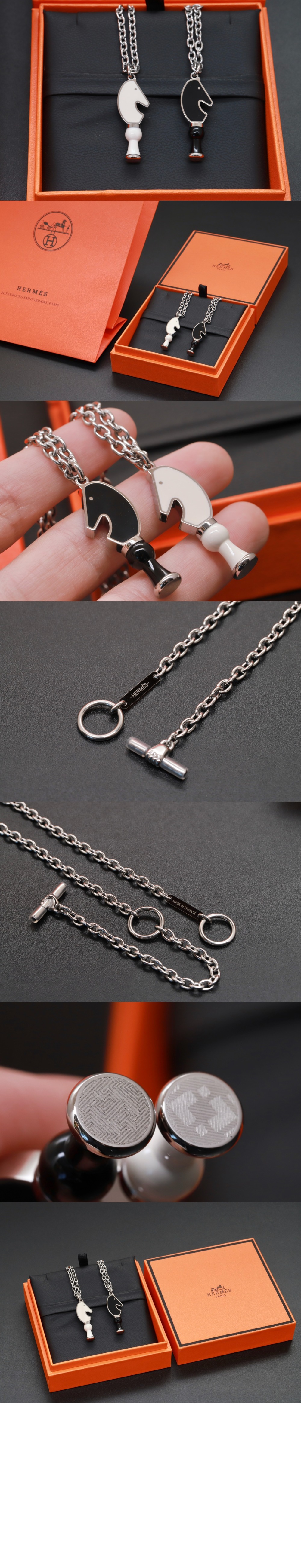 에르메스 남성 캐벌리어 목걸이