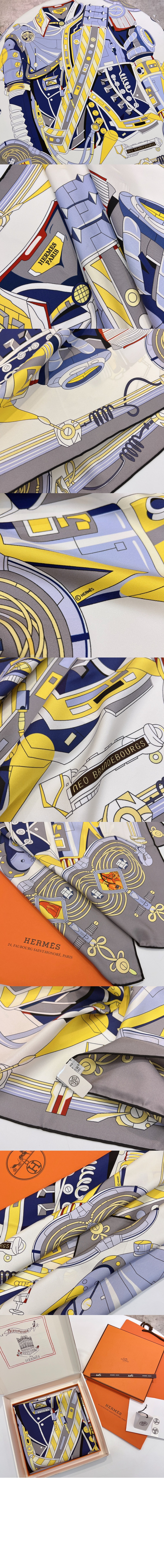 에르메스 Neo Brandebourgs 스카프 90