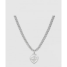 티파니앤코 티파니 하트 태그 비드 네크리스