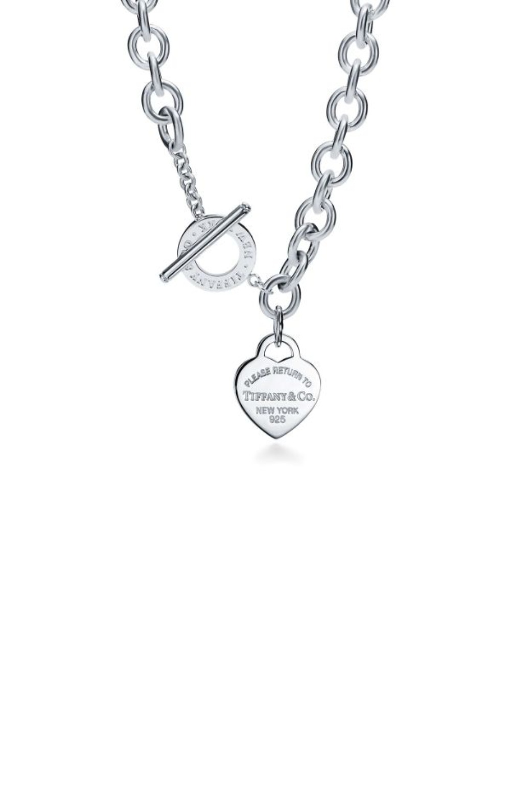 티파니앤코 하트 태그 목걸이