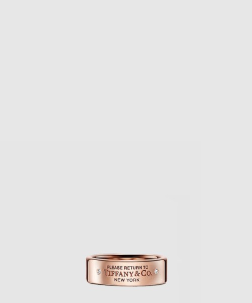 티파니앤코 18k 네로우 링으로