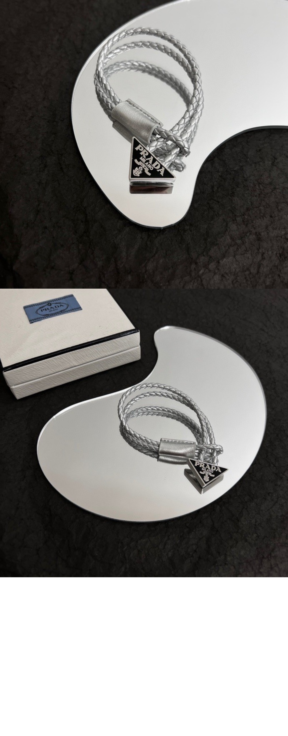 프라다 뱅글 나파 가죽 팔찌 2IB288