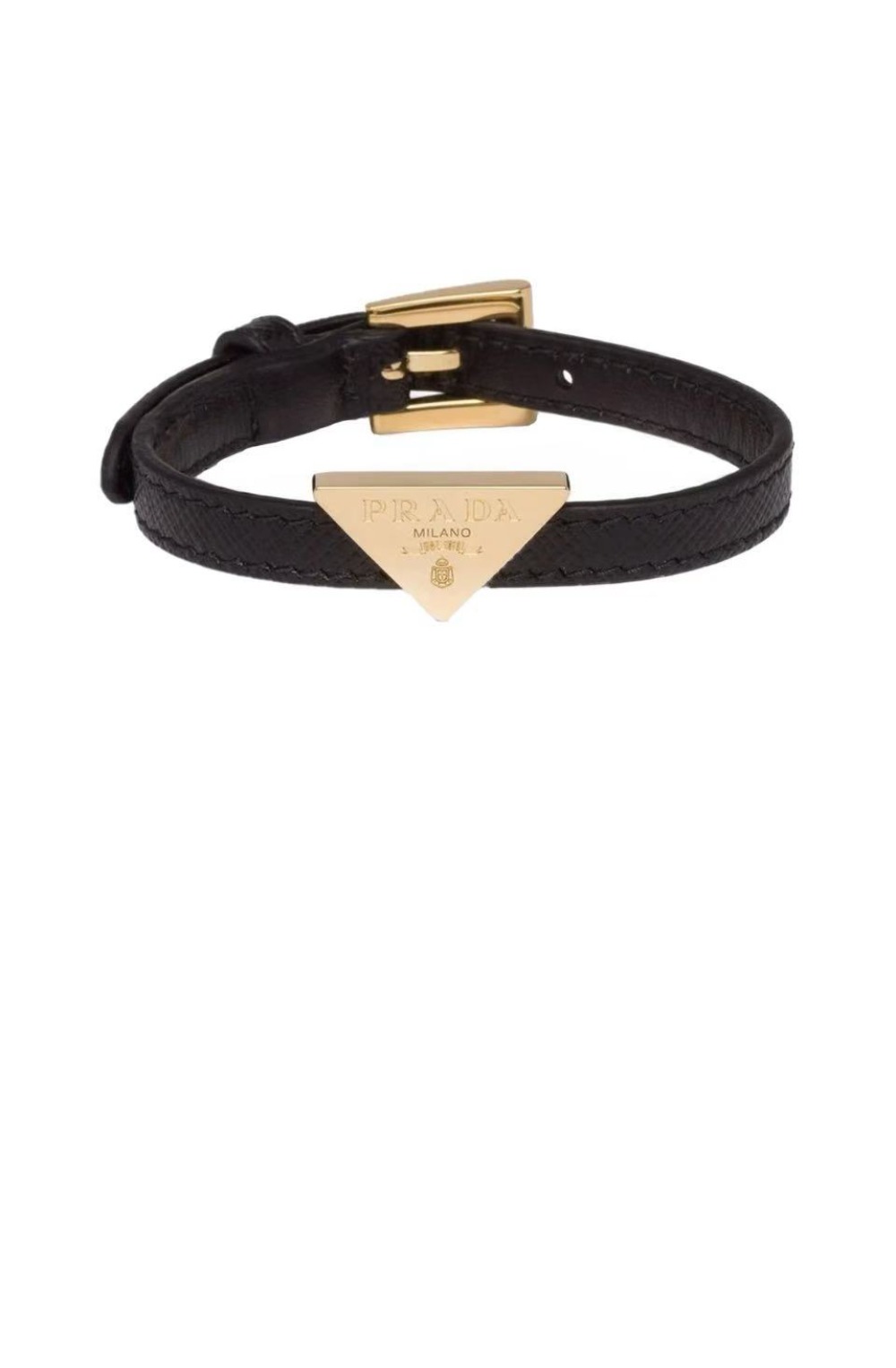 프라다 사피아노 가죽 팔찌 1lB341
