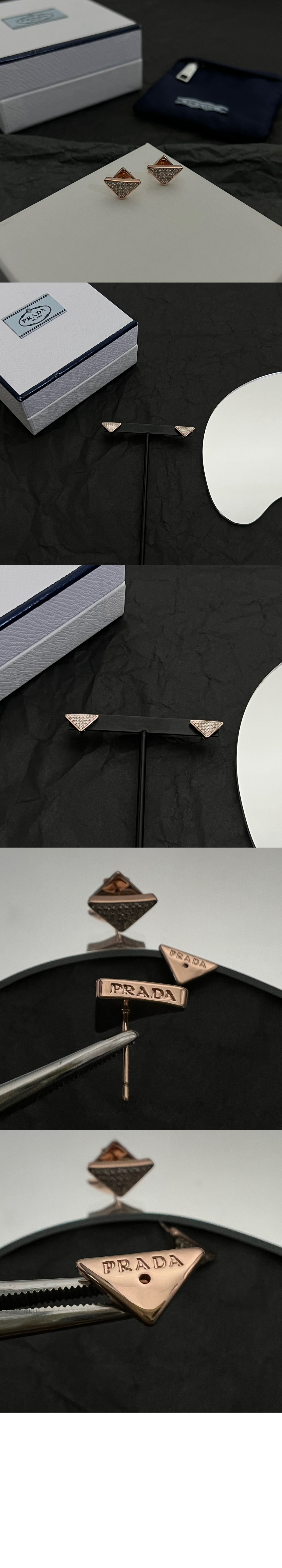 프라다 이터널 골드 싱글 귀걸이 1JO970