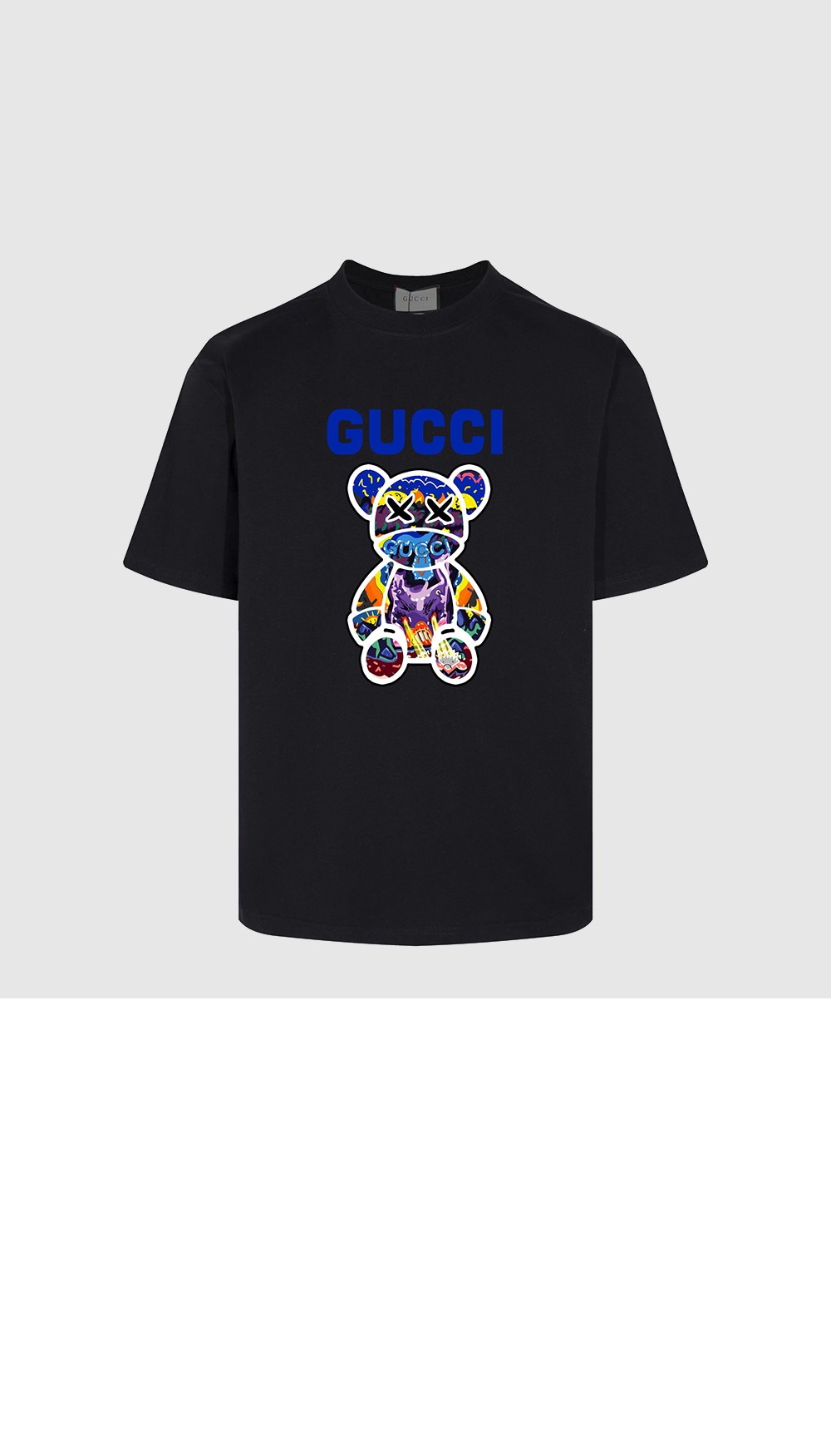 구찌 프린트 면 티셔츠