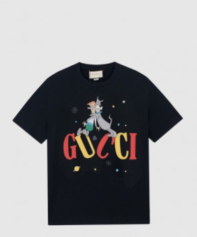 구찌 로고 프린트 반팔