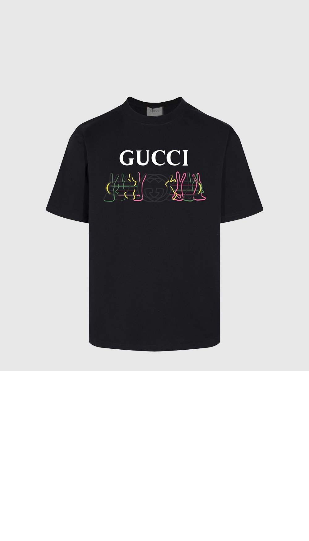 구찌 로고 프린트 반팔