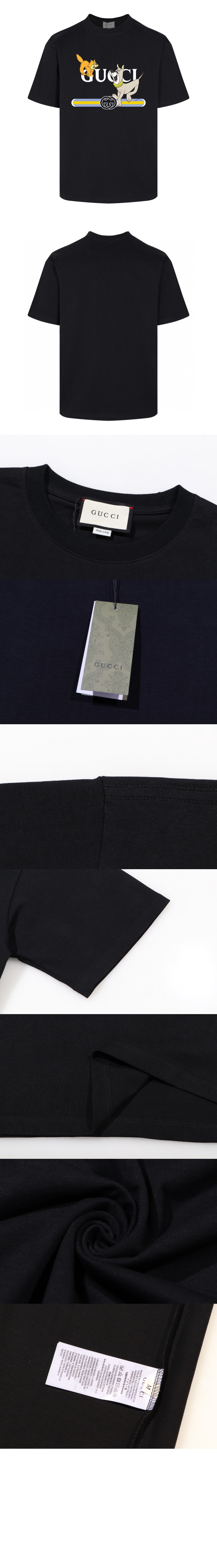 구찌 로고 프린트 반팔