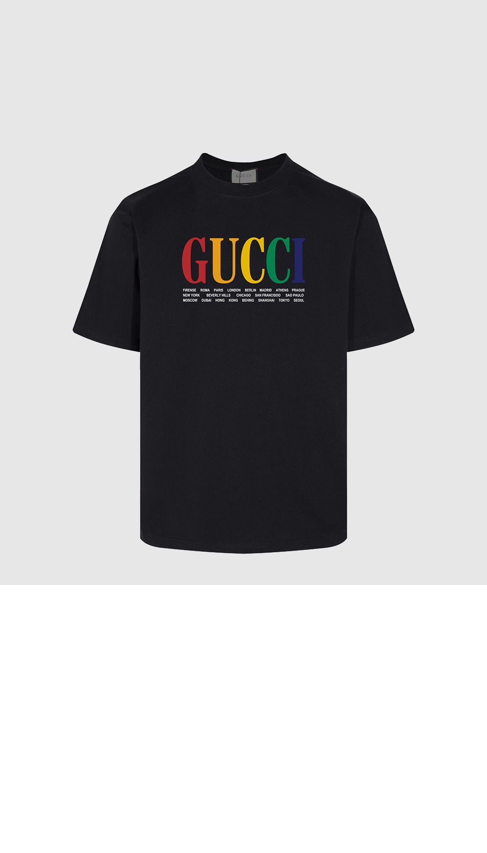 구찌 로고 프린트 반팔