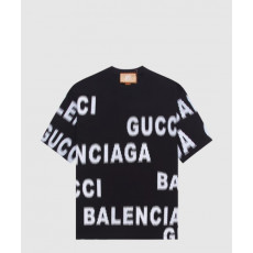 구찌 로고 프린트 반팔