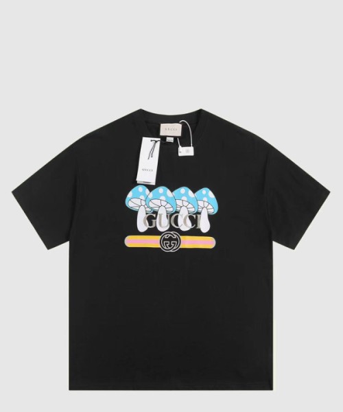 구찌 프린트 면 티셔츠