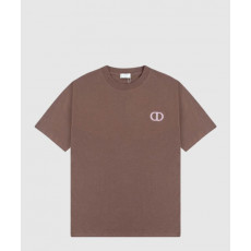 디올 로고 프린트 반팔