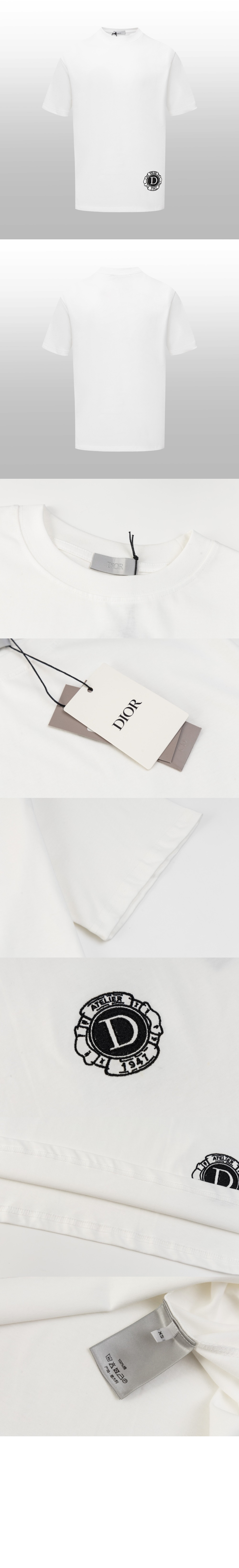 디올 플라워 코튼 톱