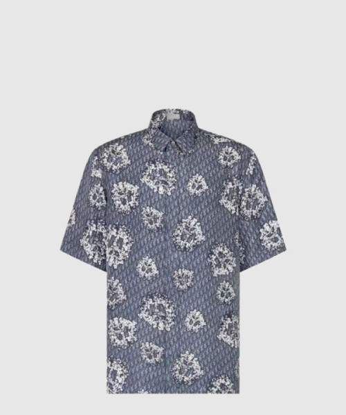 디올 로고 셔츠