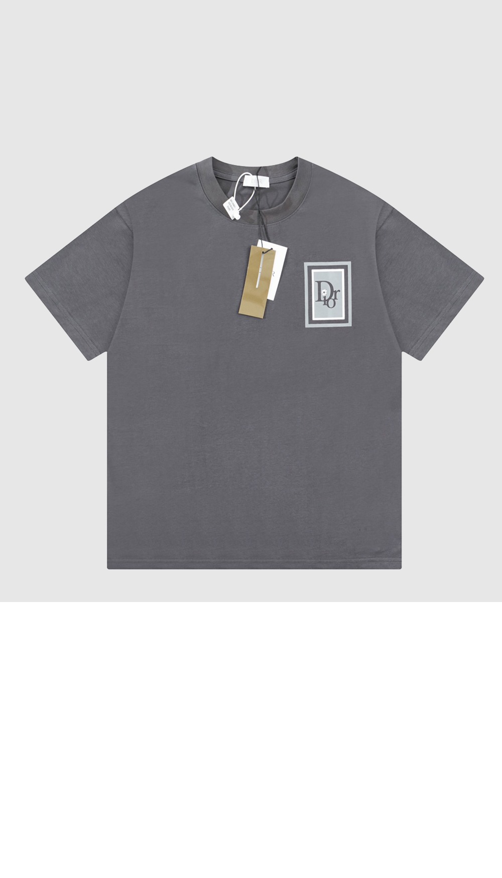 디올 로고 프린트 셔츠 톱