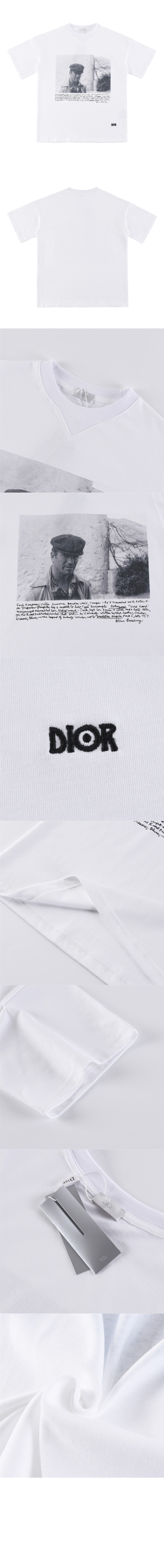 디올 플라워 코튼 톱