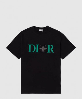 디올 로고 프린트 반팔