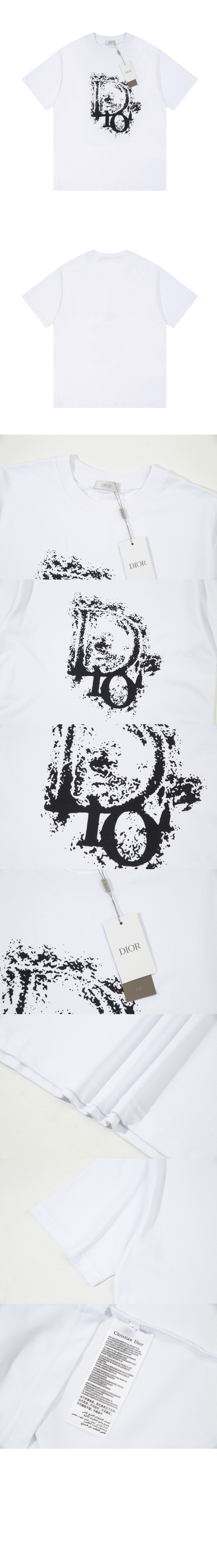 디올 플라워 코튼 톱