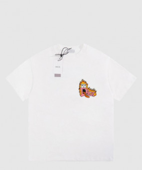 디올 로고 프린트 셔츠 톱