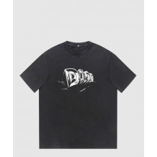 디올 로고 프린트 반팔