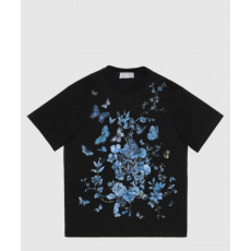 디올 플라워 코튼 톱