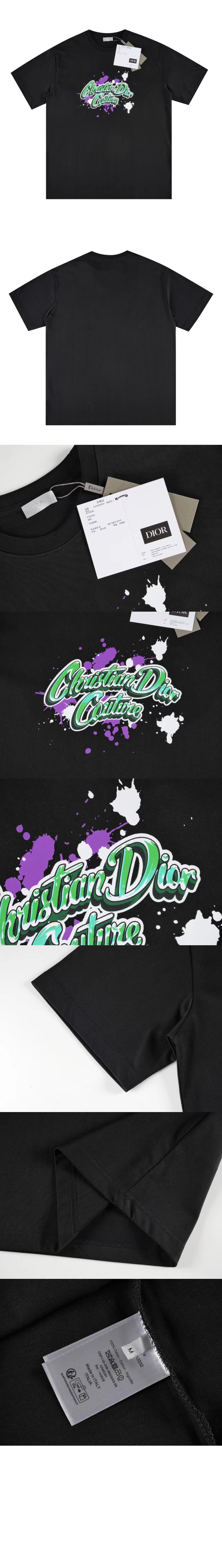 디올 플라워 코튼 톱