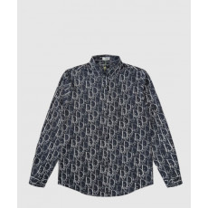 디올 플라워 패턴 셔츠