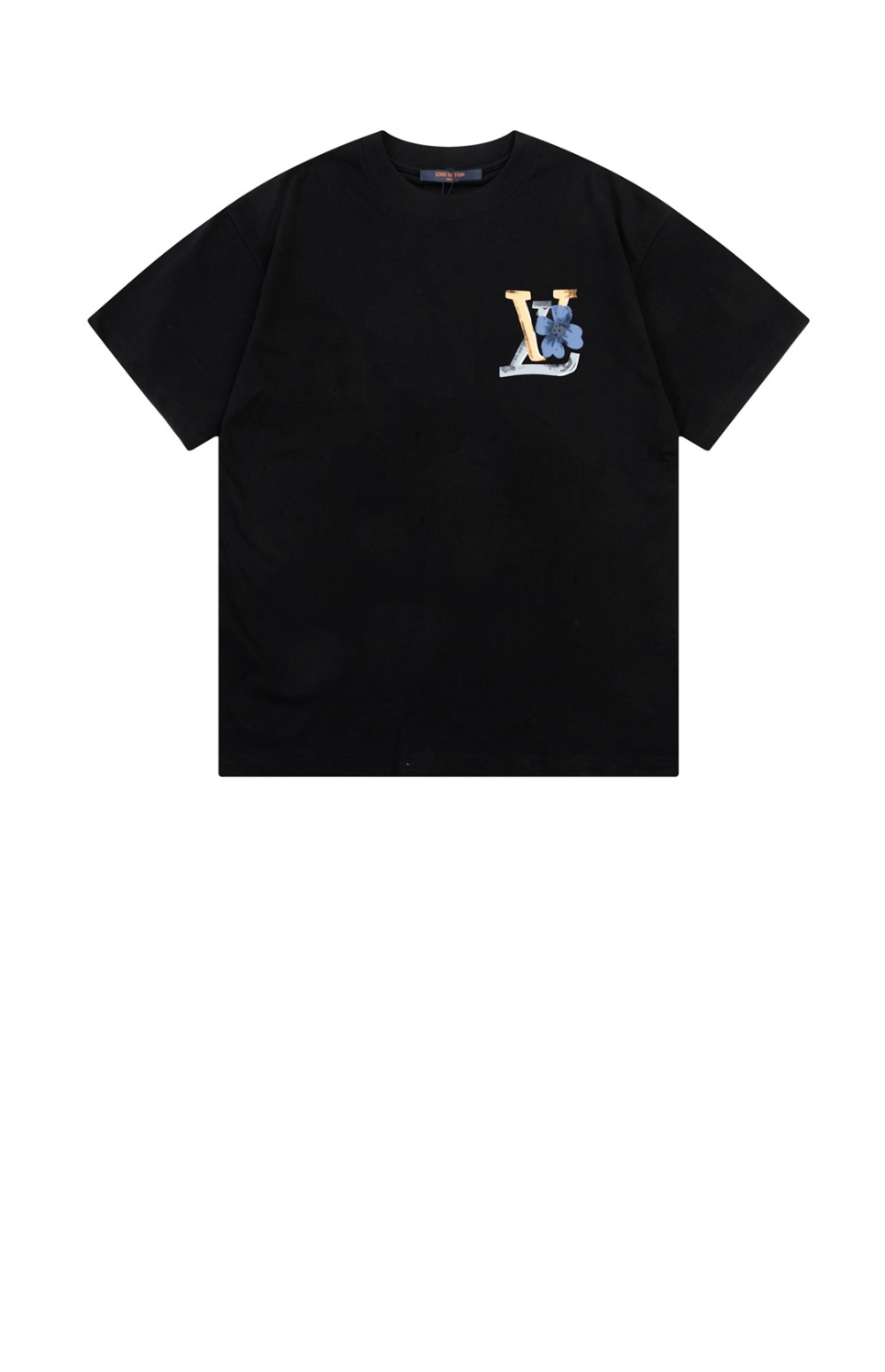 루이비통 로고 프린트 반팔